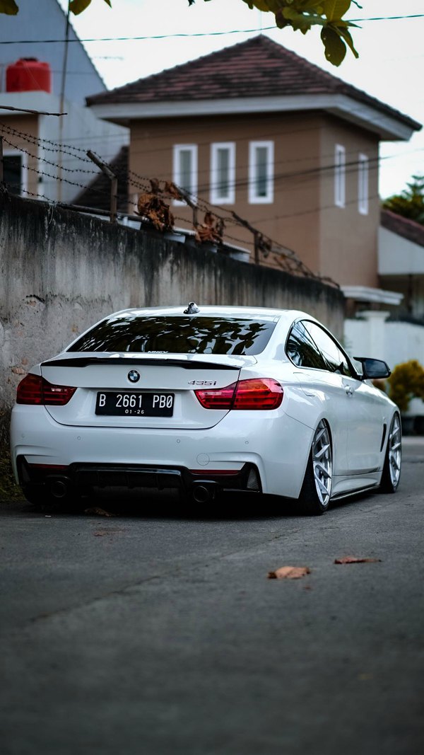 BMW 435i modified air suspension 