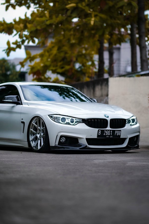 BMW 435i modified air suspension 