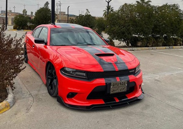 Godfather of American muscle sports car: Dodge Charger SRT hellcat airride