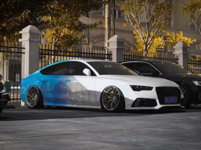 Audi A7 air suspension chameleon “chassis can be raised and lowered”