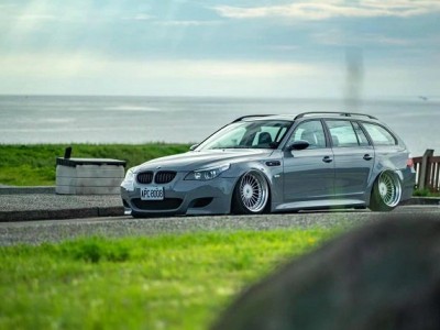 Taiwan BMW M5 E60 travel version airride posture “the purest generation M5”