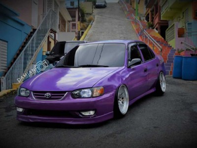 Toyota corolla 1998 AirBFT AirRIDE Brilliant purple From Puerto Rico Toyota corolla 1998 AirBFT AirRIDE Brilliant purple From Puerto Rico