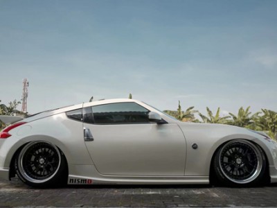 Air suspension attitude of Nissan Fairlady, Indonesia