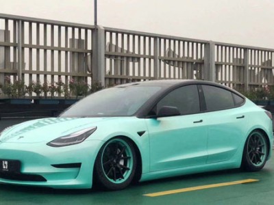 Tesla Model 3 Tiffany special AIRBFT Air suspension