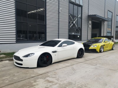 Aston Martin AirBFT Airride in Shanghai“Bentley and Martin” Aston Martin AirBFT Airride in Shanghai“Bentley and Martin”