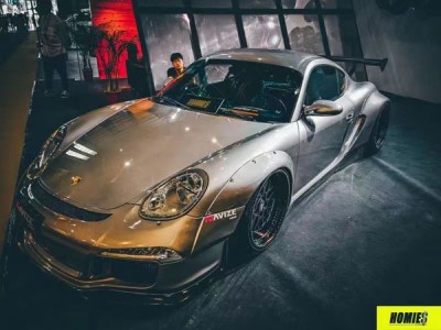 Porsche Cayman refit AirBFT AirRide“Wide body” Porsche Cayman refit AirBFT AirRide“Wide body”