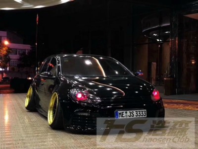 The smell of steel cannon! Volkswagen Golf 6 GTI airbft airride