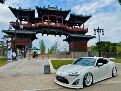 China Taiyuan white Toyota 86 airbft airride China Taiyuan white Toyota 86 airbft airride