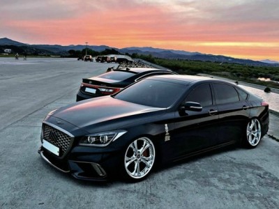Lawns G70 plays low car and chooses airbft airride, which is shared from South Korea Lawns G70 plays low car and chooses airbft airride, which is shared from South Korea