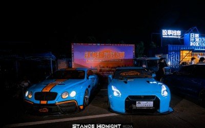 Bentley Continental GT airride participates in Wuhan Jiangcheng Sunset Plan