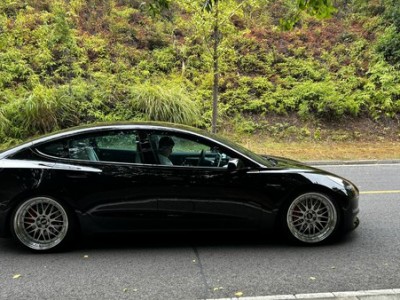 The most handsome Tesla model3 airride “hub data is perfect”
