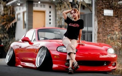 The second generation Mazda MX-5 airride is “charming” The second generation Mazda MX-5 airride is “charming”