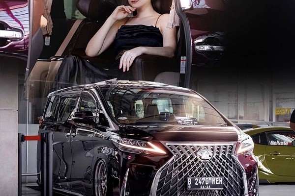 Lexus LM airride “elegant posture”