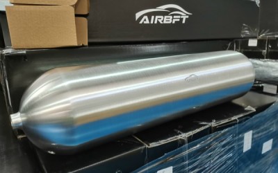 Airride aluminum alloy explosion-proof gas tank ready for shipment