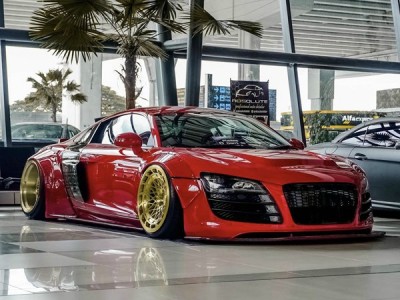 Audi R8 air ride brings you joy