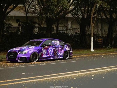 Audi A3 Airride “Purple Bishōjo”