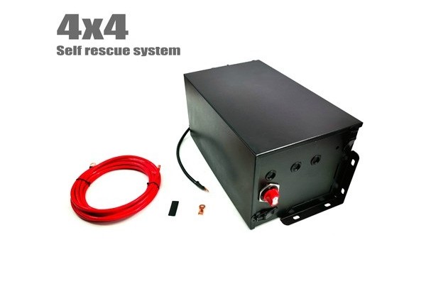 Off road vehicle self rescue bottom lift system