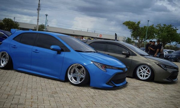 Toyota Corolla GR hatchback airbft airride is more radical