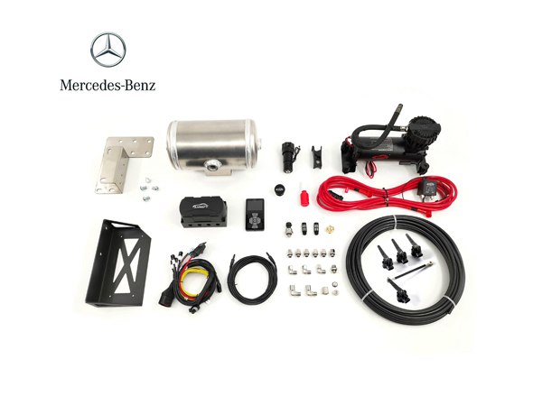 Benz V260 air suspension “Car chassis can be raised and lowered” -  AIRBFTsuspension