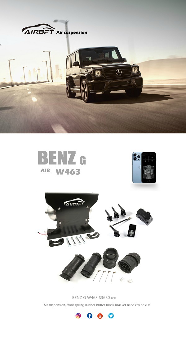 Mercedes Benz G W463 Air suspension