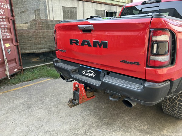 DODGE RAM TRX V8 AIR TRAILER HITCH INSTALLATION