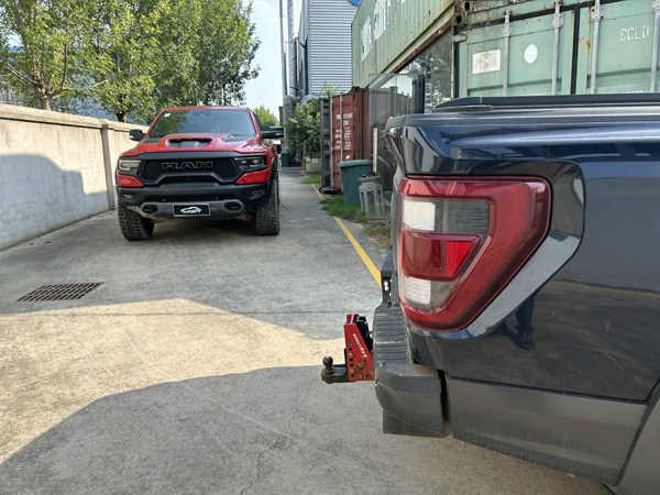 DODGE RAM TRX V8 AIR TRAILER HITCH INSTALLATION