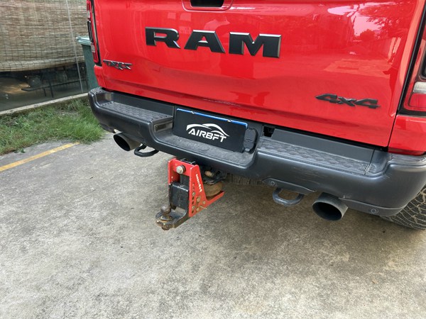 DODGE RAM TRX V8 AIR TRAILER HITCH INSTALLATION