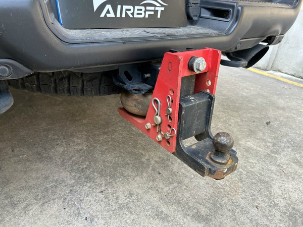 DODGE RAM TRX V8 AIR TRAILER HITCH INSTALLATION