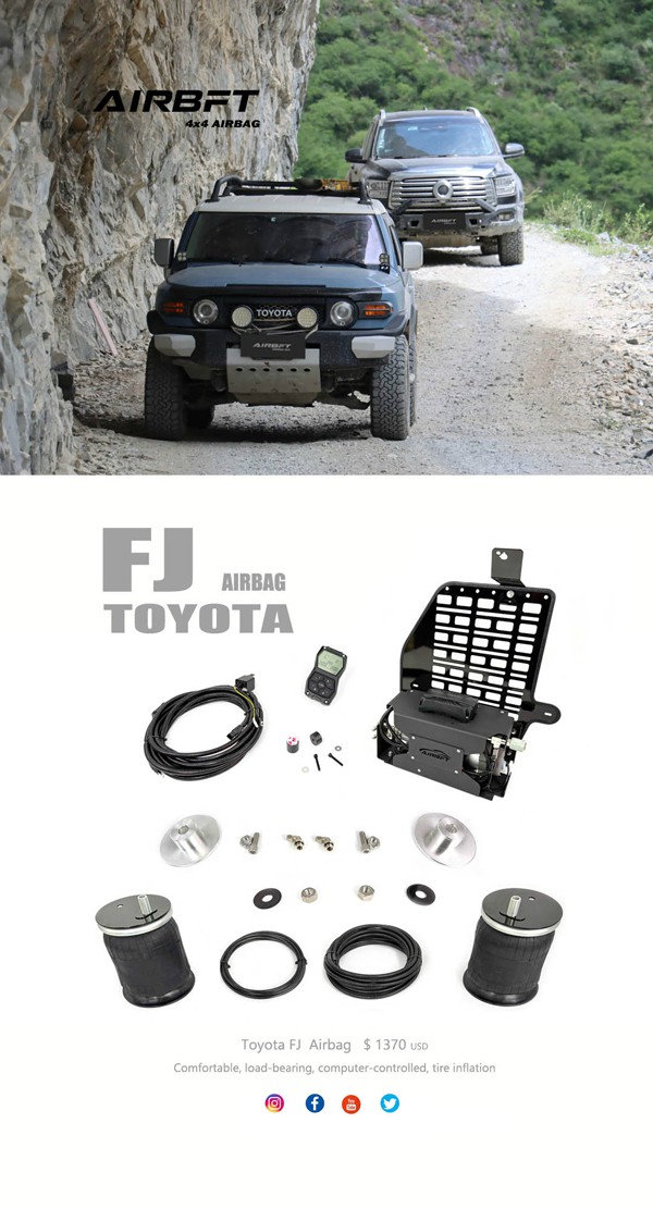 Toyota FJ Cruiser Air Suspension Kit Toyota FJ Cruiser Air Suspension Kit